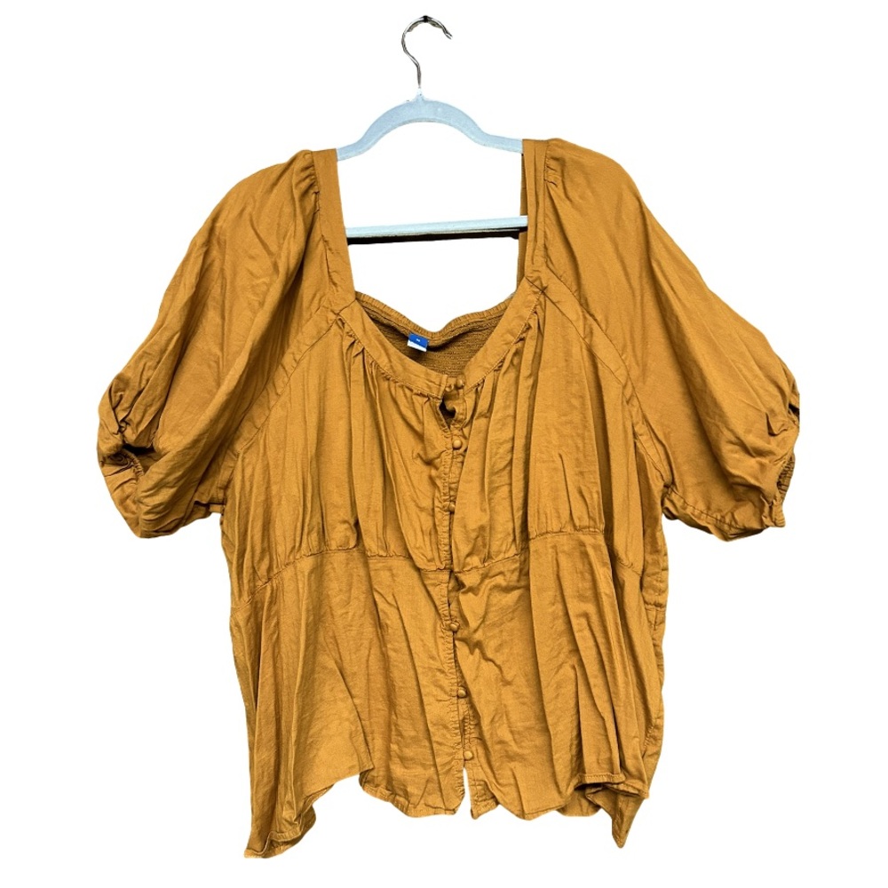 Old Navy Brownish Gold 4X Blouse